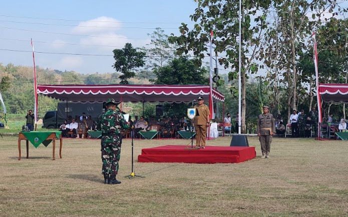 UPACARA PEMBUKAAN TMMD TAHAP III/SENGKUYUNG KABUPATEN BANTUL TAHUN 2024